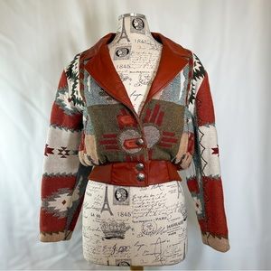 Pioneer Wear Vintage Western Style Cropped Leather Women’s Jacket
